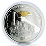 Ukraine 20 hryvnia 150 Anniversary of Ukrainian Railways silver coin 2011