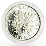 Czech Republic 200 korun Author and Journalist Jaroslav Sejfert silver coin 2001