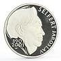 Czech Republic 200 korun Author and Journalist Jaroslav Sejfert silver coin 2001