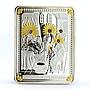 Cook Islands 5 dollars Blessed Virgin Mary Icon Religion Saints silver coin 2012