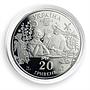 Ukraine 20 hryvnia Sorochynsky Fair Mykola Hohol silver proof coin 2005