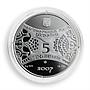 Ukraine 5 hryvnia Year of Pig Oriental Calendar silver proof coin 2007