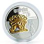 Ukraine 5 hryvnia Deer Fauna in Culture gilded silver proof coin 2016