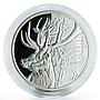Ukraine 5 hryvnia Deer Fauna in Culture gilded silver proof coin 2016