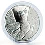 Ukraine 5 hryvnia Pavic Fauna Birds gilded silver proof coin 2016