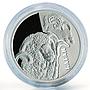 Ukraine 5 hryvnia Ram Aries Fauna gilded silver proof coin 2019