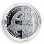 Ukraine 5 hryvnia 125 Years Kharkiv Polytechnic Institute silver proof coin 2010