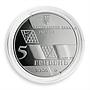 Ukraine 5 hryvnia Mykhailo Hrushevskyi First President silver coin 2006