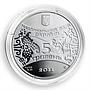 Ukraine 5 hryvnia Year of Cat Rabbit Oriental Calendar silver proof coin 2011