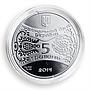 Ukraine 5 hryvnia Year of Horse Oriental Calendar silver proof coin 2014