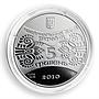 Ukraine 5 hryvnia Year of Tiger Oriental Calendar silver proof coin 2010