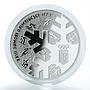 Ukraine 10 hryvnia XXIII Olympic Winter Games silver proof coin 2018