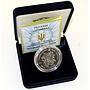 Ukraine 5 hryvnia Volodymyr Vernadsky Scientist silver coin 2013