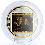 Cook Islands 20 dollars Rubens Art Flight Into Egypt colored silver coin 2012