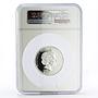 Cook Islands 20 dollars Tiepolo Art Christ Crucified PF70 NGC silver coin 2018