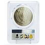 Guinea-Bissau 20000 pesos 2nd Extraordinary Congress MS67 PCGS silver coin 1990