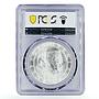 Czechoslovakia 100 Years Sculptor Josef Myslbek MS66 PCGS silver medal 1972