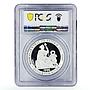 Peru 20 soles Berlin Olympic Games Torchrunner PR68 PCGS probe Ag coin 1996