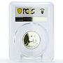 Bahrain 100 fils State Coinage Isa Palm Tree PR68 PCGS silver coin 1983