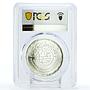 Egypt 5 pounds Body Building Championship Sports MS66 PCGS silver coin 2002