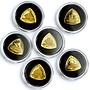 Bermuda set of 6 coins Famous Shipwrecks Ships Clippers proof gold coins 2006