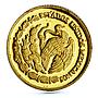 Mexico 1/20 onza Native Working Gold Melting Teocuitlatl proof Au coin 1999