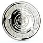 Kuwait 5 dinars 5th Anniversary Liberation Day Fingerprint proof Ag coin 1996