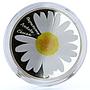 Cook Islands 5 dollars Fidelity Love Family Chamomile Flower silver coin 2014