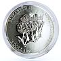 Cook Islands 5 dollars Fidelity Love Family Chamomile Flower silver coin 2014