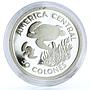 Costa Rica 50 colones Conservation of Nature Green Turtle proof silver coin 1974