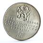 Czechoslovakia 50 korun 50th Jubilee of Independence Freedom silver coin 1968