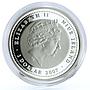 Niue 1 dollar Russian Nature Siberian Sable Animals Fauna proof silver coin 2007