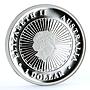 Australia 1 dollar Australian Opal series The Tasmanian Devil silver coin 2014