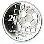 Switzerland 20 francs 100th Anniversary of FIFA Football proof silver coin 2004