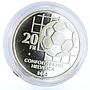 Switzerland 20 francs 100th Anniversary of FIFA Football proof silver coin 2004