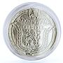 Czechoslovakia 10th Anniversary of Republic St Prokop silver medal coin 1928