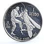 Malta 1 scudo FAO World Food Day Man Wrestling Locust proof silver coin 1981