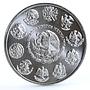 Mexico 1 onza Libertad Angel of Independence gilded silver coin 2008