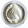 Ras al-Khaimah 7 1/2 riyals Rome City Plowing Man proof silver coin 1970