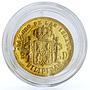 Philippines 2 dollars State Coinage Coat of Arms X# Tn1 gold coin 1946