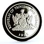 Trinidad and Tobago 1 dollar 50th Anniversary of FAO Banana silver coin 1995