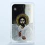 Niue 2 dollars Orthodox Shrine Christ Pantocrator rectangular silver proof 2011