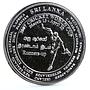 Sri Lanka 1000 rupees Cricket World Cup Runners Up Sports NiSteel coin 2007