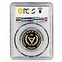 Ghana 500 cedis Year of Disabled Persons PR67 PCGS gold coin 1981