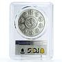 Mexico 1 onza Libertad Angel of Independence MS67 PCGS silver coin 2007