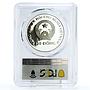 Vietnam 100 dong Historic Ship Dragon Boat Small 100 PR68 PCGS silver coin 1988