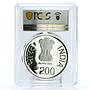 India 200 rupees 200 Years Paika Bidroha Horseman PR69 PCGS silver coin 2017