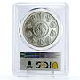 Mexico 1 onza Libertad Angel of Independence MS68 PCGS silver coin 2005