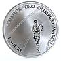 Ecuador 1 sucre Olympic Games Race Walking Sportsman proof silver coin 2007