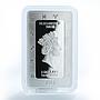 Niue 2 dollars Signs of the Zodiac Taurus silver colored 1 oz coin - ingot 2012